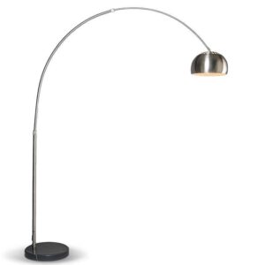 booglampen Moderne booglamp staal verstelbaar Grande Roestvrij Staal Deze super grote moderne vloerlamp is een echte sfeermaker binnen jouw Het tijdloze stalen