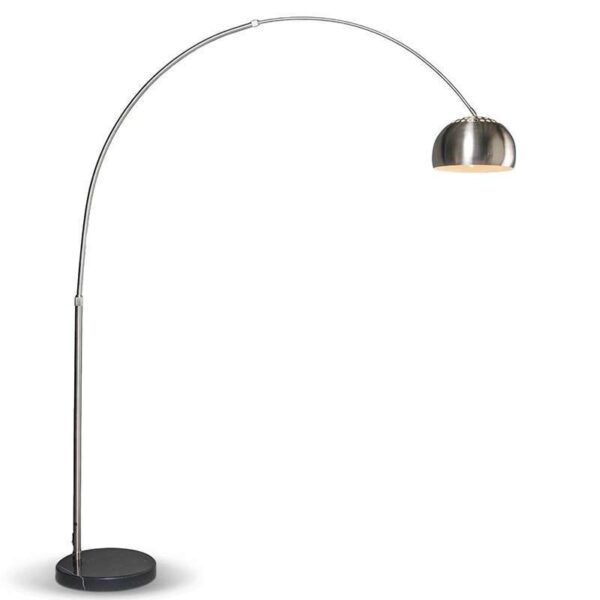 booglampen Moderne booglamp staal verstelbaar Grande Roestvrij Staal Deze super grote moderne vloerlamp is een echte sfeermaker binnen jouw Het tijdloze stalen