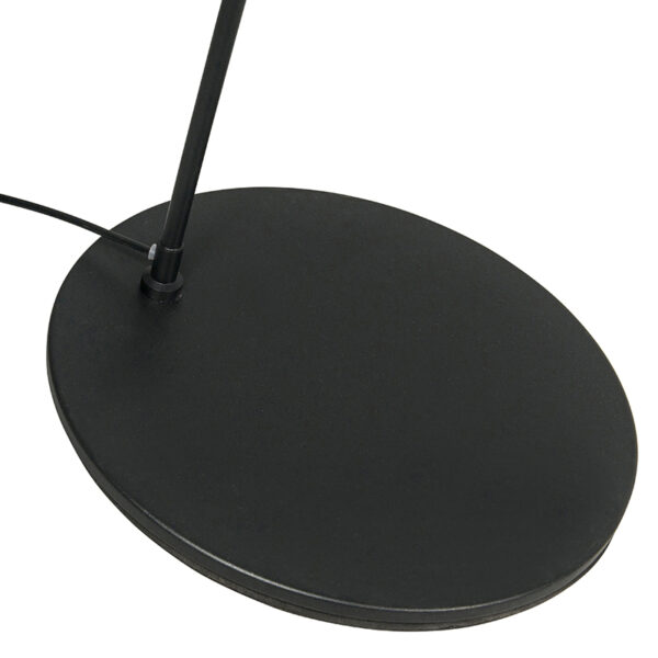 Smart moderne booglamp zwart incl. A60 Wifi - Vinossa - Afbeelding 2