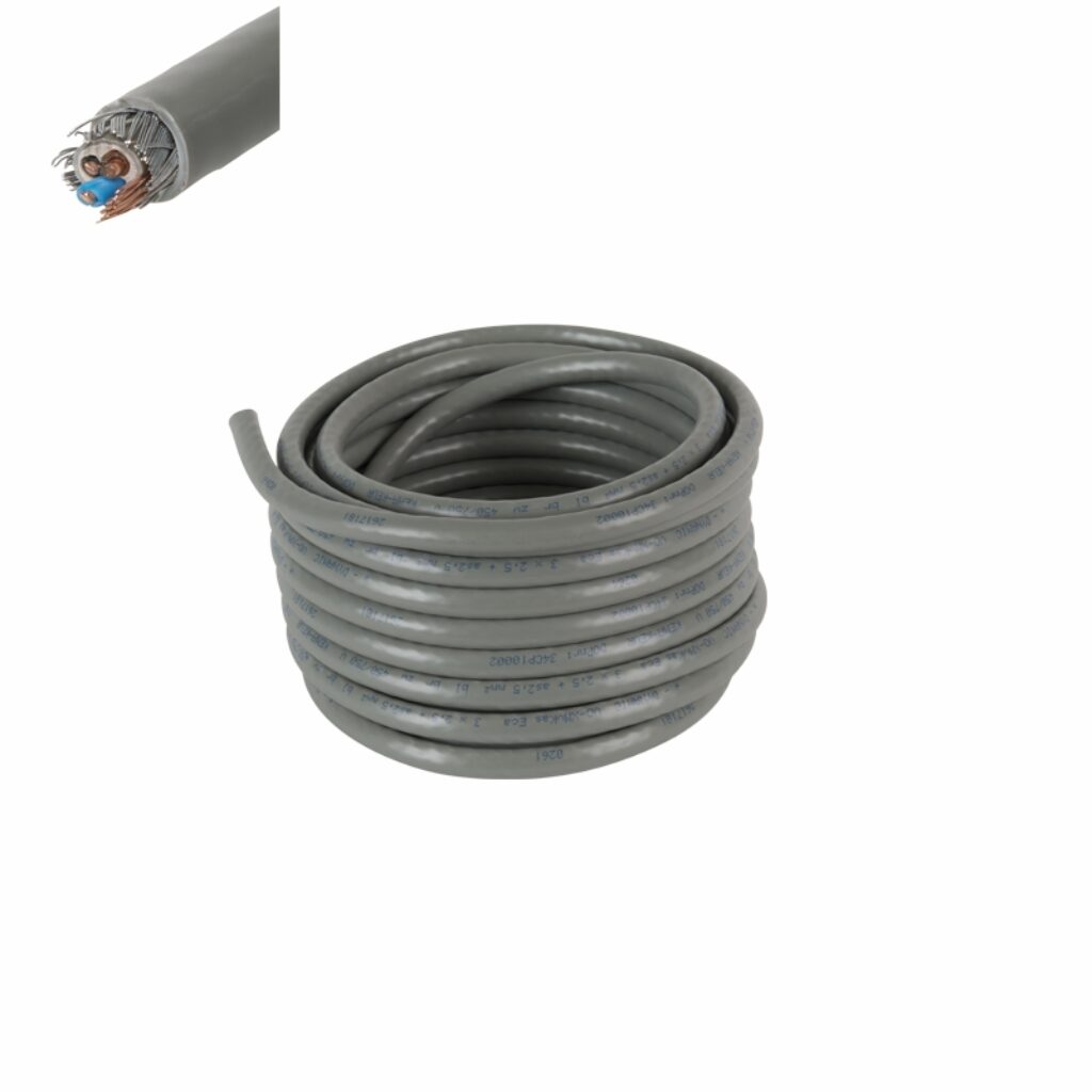 diversen Grondkabel op rol Eca 3x25 MM2 10 MTR Grijs Deze grondkabel is een installatiekabel voor verbindingen in de woningbouw en bedrijfsbouw installaties