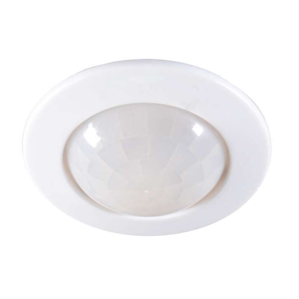 diversen PIR bewegingsmelder inbouw wit Kunststof Wit Bewegingssensor die je in plafond inbouwt. Je sluit deze witte sensor aan op lamp zodat aanspringt wanneer