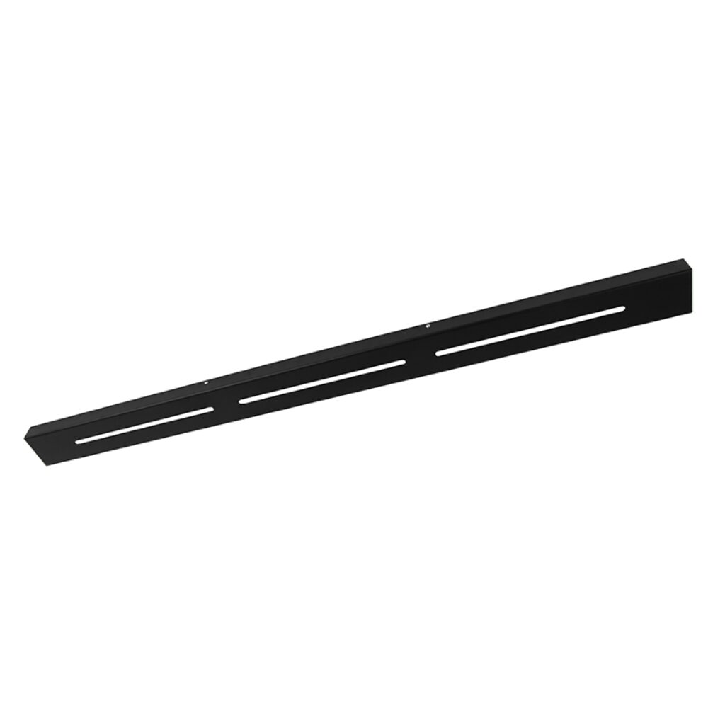diversen Plafondplaat zwart 120cm voor 2 3 of 5 hanglampen Metaal Staal Met deze plafondplaat van 120 cm krijg je een strak ogend plafond. Door middel de