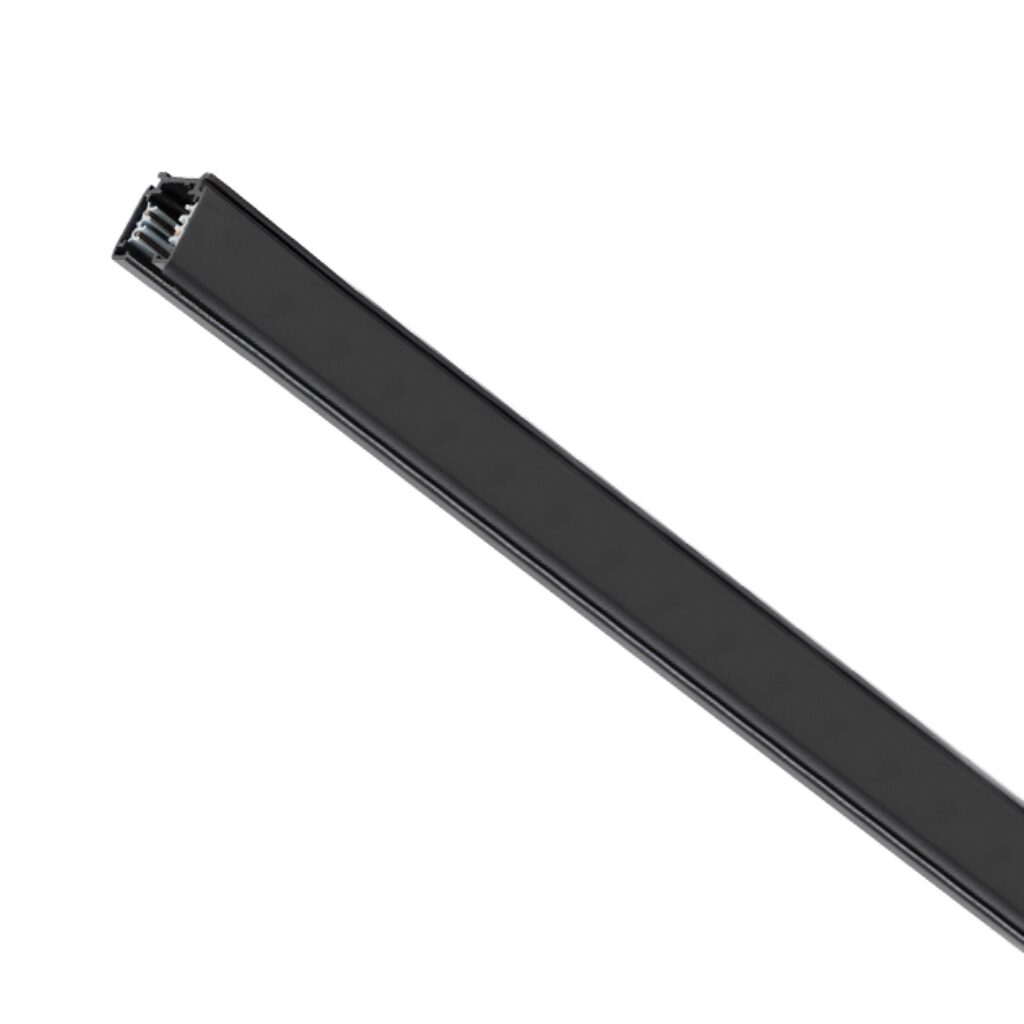 diversen Rail 150 cm zwart voor rail Aluminium Zwart Zwarte van 15 meter het professionele rail. Het is een onderdeel 3 fase wat wil zeggen dat alle spots op de