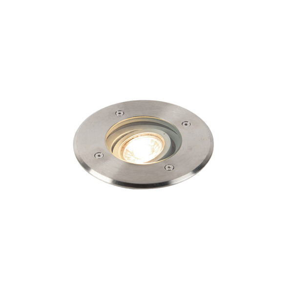 grondspots Moderne grondspot staal 165 cm IP67 Basic Round Roestvrij Staal Een simpele maar stijlvolle is deze Basis afgewerkt in RVS Wat speciaal maakt dat tot