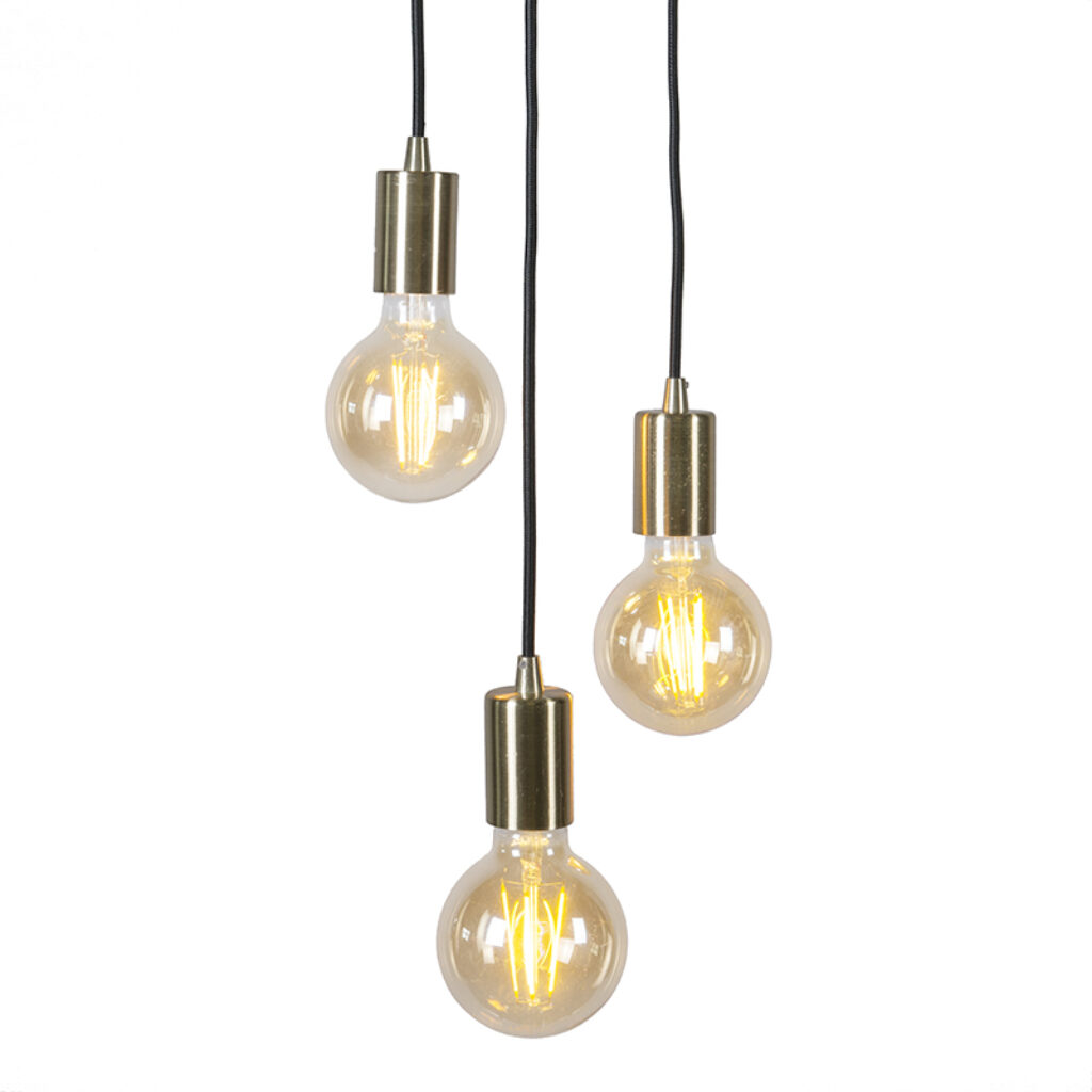 hanglampen Art deco hanglamp goud Facil Staal De perfecte keuze voor iedere liefhebber van minimalistische en moderne Kies de onmiskenbare charme die met zich