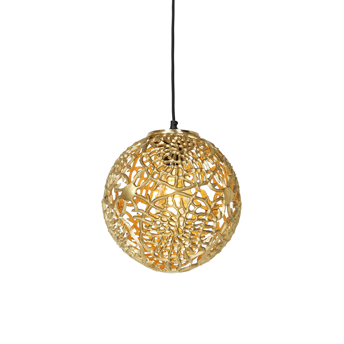 hanglampen Art Deco hanglamp goud Maro AluminiumStaal Een stijlvolle topper deze blikvanger die elke ruimte in huis doet opleven. Zo steelt hij de show