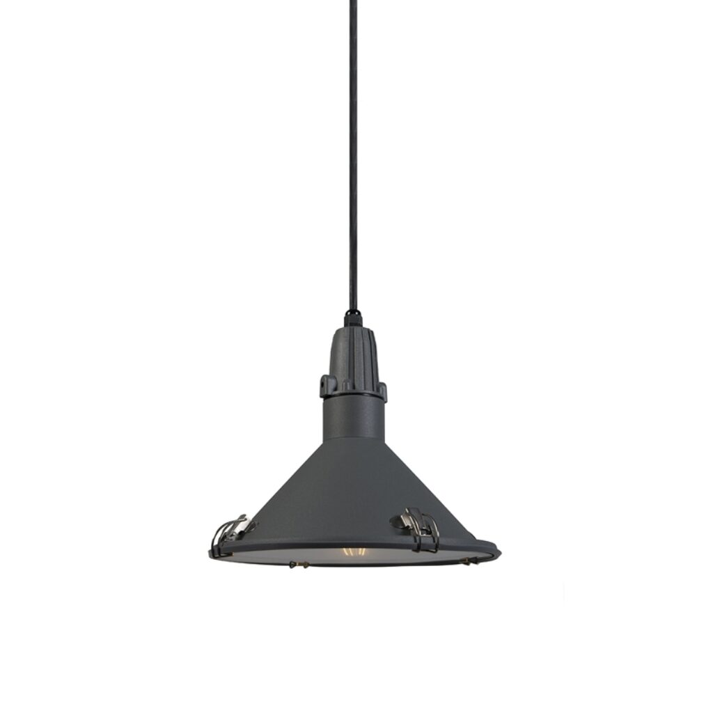 hanglampen buiten hanglamp grijs IP44 Vida AluminiumGlas Grijs Super design topper van Klassieke en vertrouwde styling in een hip kleurtje. Deze strakke is