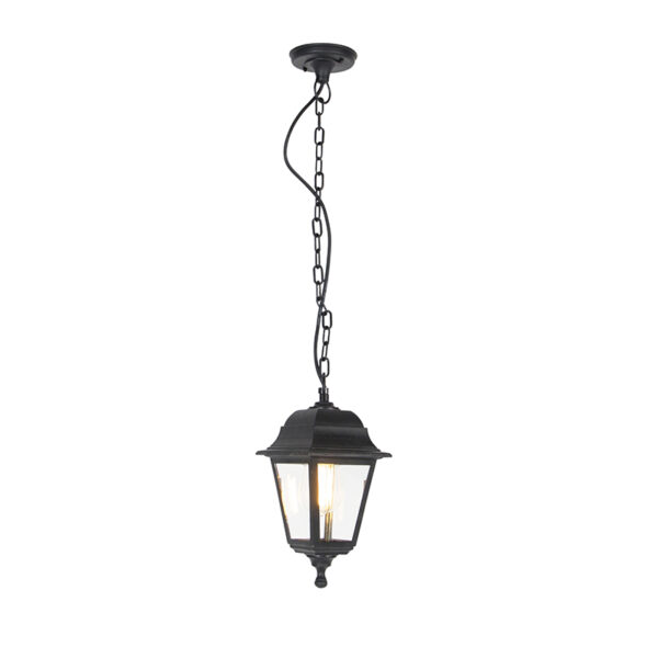 Klassieke buiten hanglamp zwart IP44 - Capital - Afbeelding 2