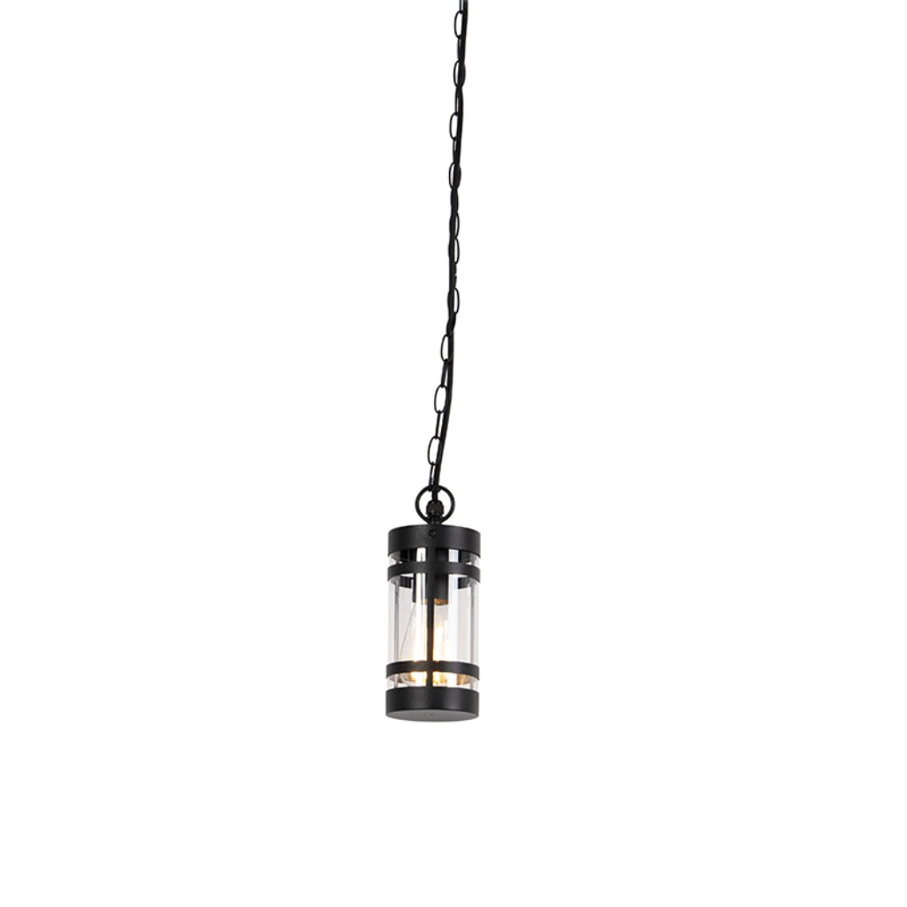 hanglampen buiten Moderne buitenhanglamp zwart IP44 Gleam StaalKunststof Zwart De heeft een eigenzinnig ontwerp die je tuin of terras net dat beetje extra geeft