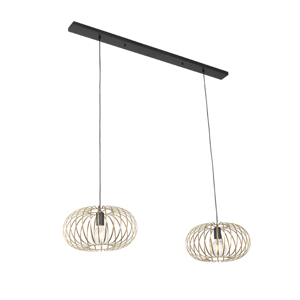hanglampen Design hanglamp messing Johanna Staal Wat een sfeervolle is De stalen spijlen zorgen voor gezellig lichteffect op de muren. Leuk boven eettafel of