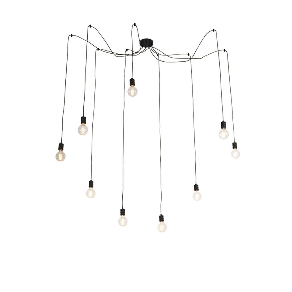 hanglampen Design hanglamp zwart Cavalux Staal Zwart Een multifunctionele deze Door het simplistische design en de zwarte kleur past hij in elke woonstijl. Je