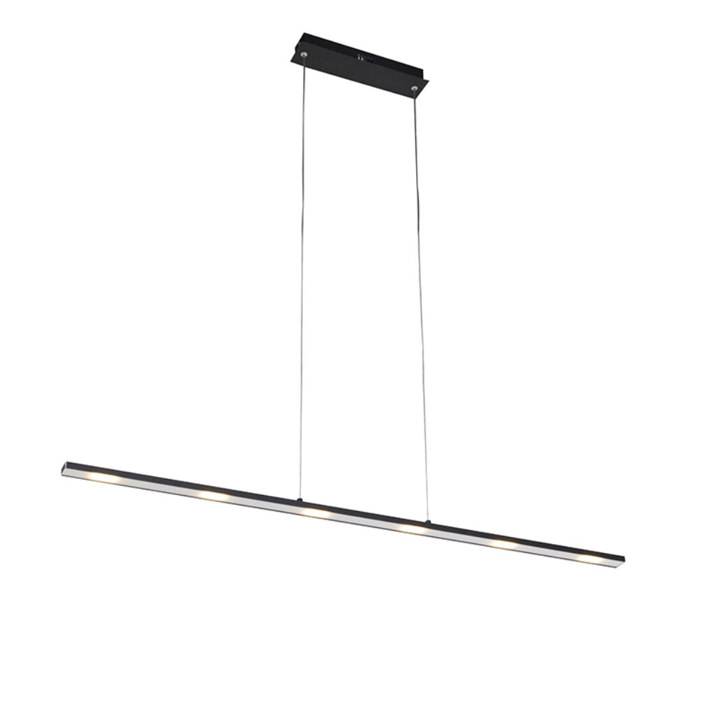 hanglampen Design hanglamp zwart incl. LED met touchdimmer Platina Staal Zwart De staat prachtig in jouw moderne werkkamer of keuken dankzij het strakke design