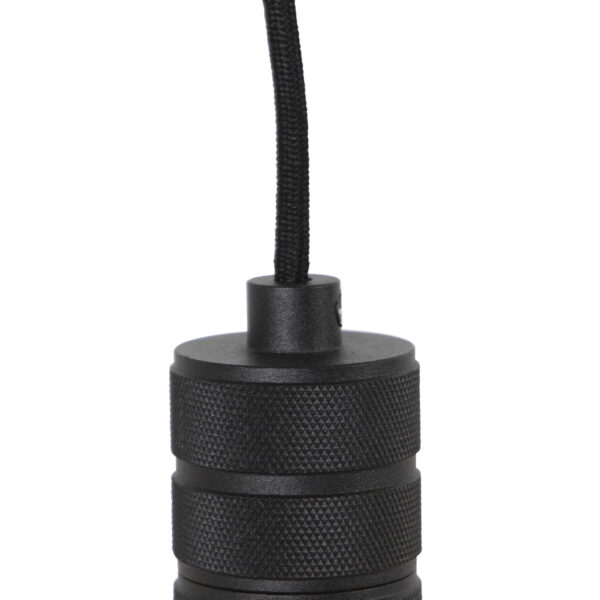 Design hanglamp zwart met stekker - Cavalux - Afbeelding 2