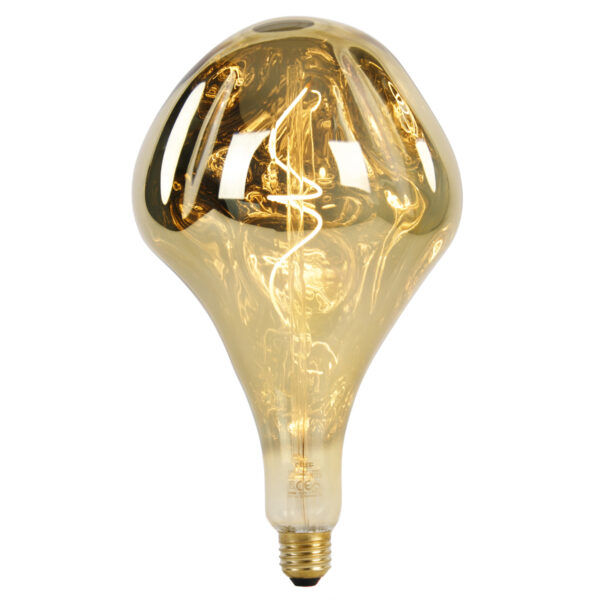 Design hanglamp zwart met stekker incl. LED lamp dimbaar - Cavalux - Afbeelding 2