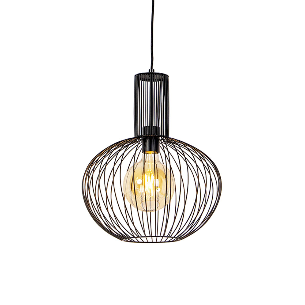 hanglampen Design hanglamp zwart Wire Bake Staal Zwart Maak kennis met onze Bake. Breng een vleugje design in je interieur deze mooi afgewerkte hanglamp. De