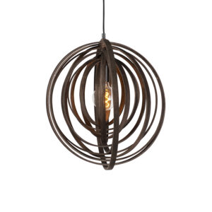 hanglampen Design ronde hanglamp bruin hout Arrange Hout Bruin Breng de natuur in huis met deze volledig gemaakt uit Iedereen houdt wel van een beetje De staat