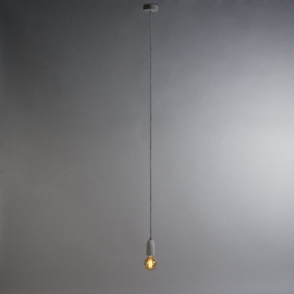 Industriële hanglamp beton - Cava 1 - Afbeelding 2