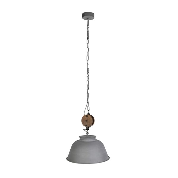 Industriële hanglamp betonlook - Bax - Afbeelding 2