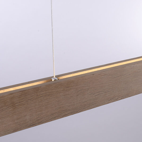 Hanglamp bruin 121 cm incl. LED met afstandsbediening - Ajdin - Afbeelding 2