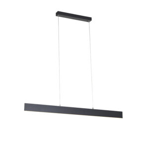 hanglampen Hanglamp donkergrijs incl. LED met afstandsbediening Casper AluminiumStaal Donkergrijs Jouw moderne interieur is niet compleet zonder hanglamp Casper