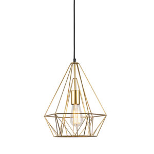 hanglampen hanglamp goud Carcass Staal Design van enkel een frame gemaakt dun metalen draad in gouden kleur. Door de minimalistische vormgeving is lichtbron