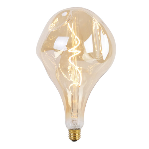 Hanglamp goud 2-lichts incl. LED goud dimbaar - Cava Luxe - Afbeelding 2