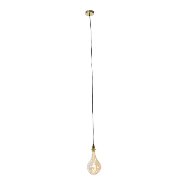 Hanglamp goud incl. LED goud dimbaar - Cava Luxe - Afbeelding 2