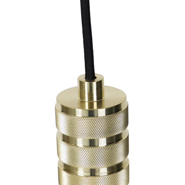 Hanglamp goud met stekker incl. PS160 goldline dimbaar - Cavalux - Afbeelding 3