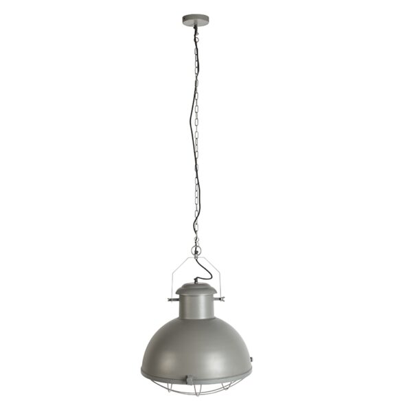 Industriële hanglamp grijs - Engine - Afbeelding 2