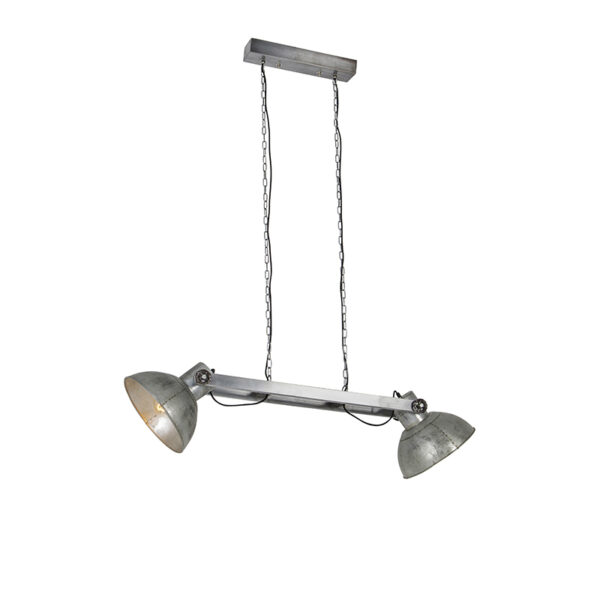 hanglampen hanglamp grijs Samia Sabo Staal Deze stoere zorgt voor een look in Hij is afgewerkt met oud grijze kleur wat hem ultieme geeft. De verstelbaar