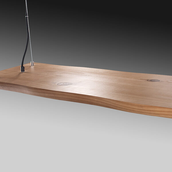 Hanglamp hout 120 cm incl. LED met afstandsbediening - Ajdin - Afbeelding 2