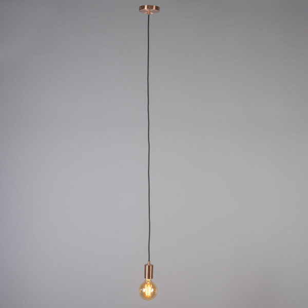 Industriële hanglamp koper - Facil - Afbeelding 2