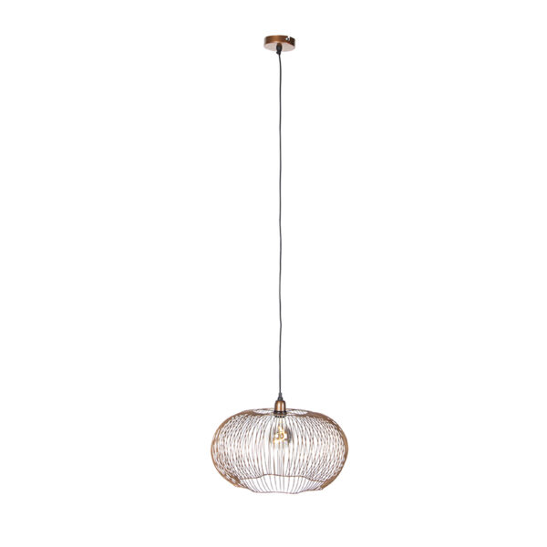 Industriële hanglamp koper 49 cm - Finn - Afbeelding 2