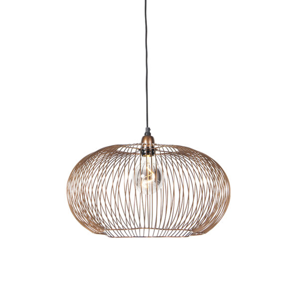 hanglampen hanglamp koper 49 cm Finn Staal Koper is niet alleen een tijdloze lamp maar ook nog eens heel erg on trend. Een die je kamer ruimtelijk gevoel zal