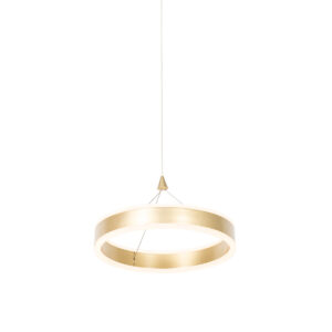 hanglampen Hanglamp messing 30 cm incl. LED dimbaar Lyani AluminiumKunststofStaal Soms hoeft een lamp niet veel poespas te zijn om perfect in je interieur
