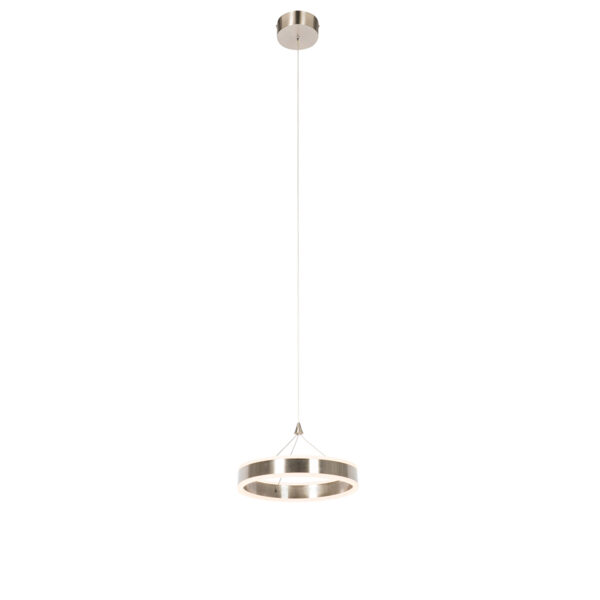 Hanglamp staal 30 cm incl. LED 3-staps dimbaar - Lyani - Afbeelding 2