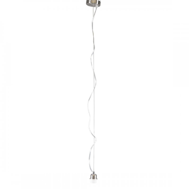 hanglampen Hanglamp staal zonder kap Cappo 1 Metaal Staal Strakke basic stalen pendel geschikt voor alle kappen met E27 bevestiging. Door het design is de