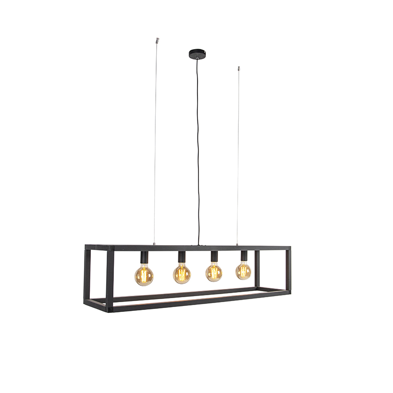 hanglampen hanglamp zwart Big Cage 2 AluminiumStaal Zwart Lekker luchtig ontwerp met een sterk minimalistisch beeld kies je ook voor deze stijlvolle Jouw woning