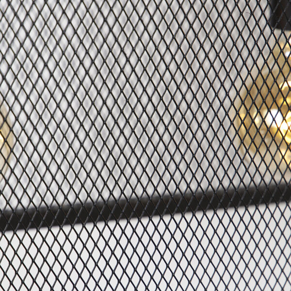 Industriële hanglamp zwart 118 cm 4-lichts - Cage Mesh - Afbeelding 2
