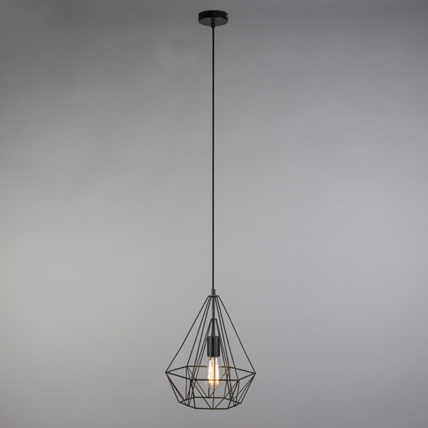 Industriële hanglamp zwart - Carcass Basic - Afbeelding 2