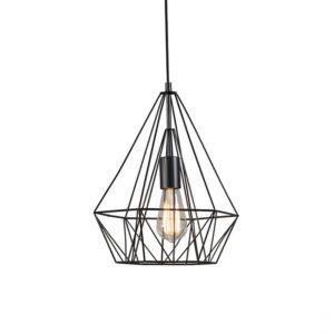 hanglampen hanglamp zwart Carcass Basic Staal Zwart Deze lamp ziet er zo onwijs goed uit daar is geen twijfel over Elk plafond waar deze schoonheid aan komt te