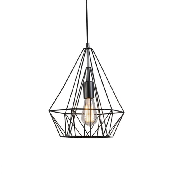 hanglampen hanglamp zwart Carcass Basic Staal Zwart Deze lamp ziet er zo onwijs goed uit daar is geen twijfel over Elk plafond waar deze schoonheid aan komt te