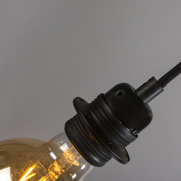 Industriële hanglamp zwart 5-lichts - Cava - Afbeelding 2