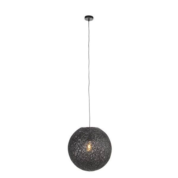 Hanglamp zwart 45 cm - Corda - Afbeelding 2