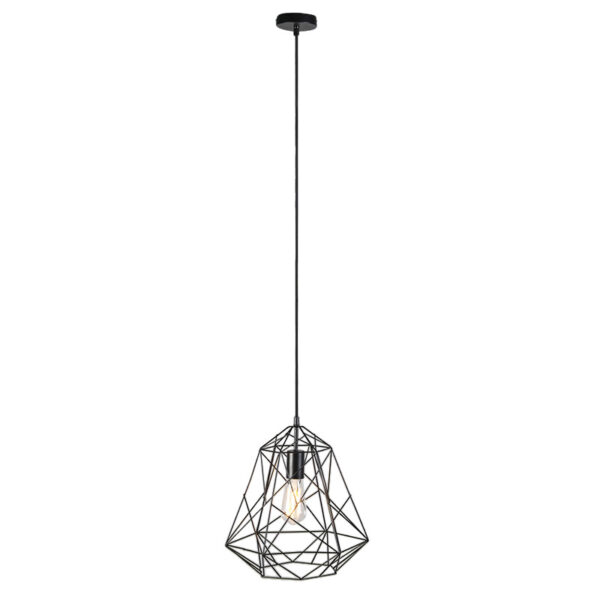 Industriële hanglamp zwart - Framework Basic - Afbeelding 2
