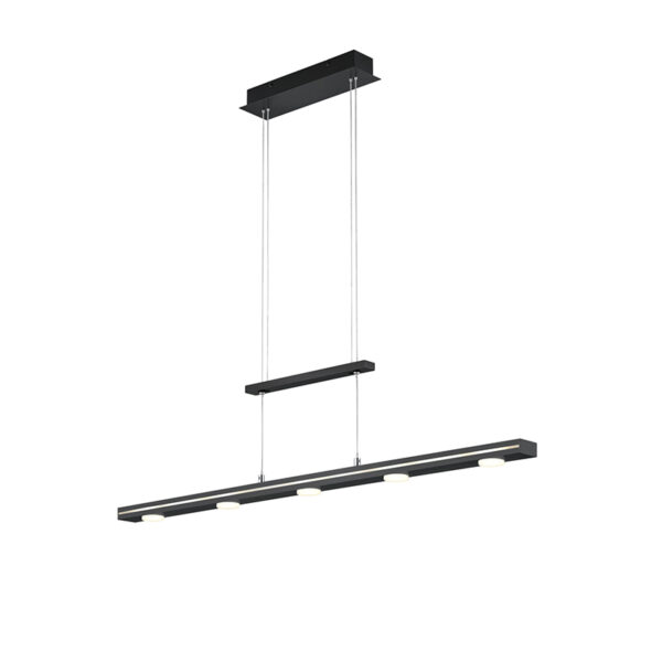 hanglampen Hanglamp zwart incl. LED met touch dimbaar Sanne Staal Zwart is een mooie hanglamp die het beste tot zijn recht komt in modern interieur. Zijn