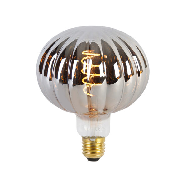 Hanglamp zwart 3-lichts incl. LED smoke dimbaar - Cava Luxe - Afbeelding 2