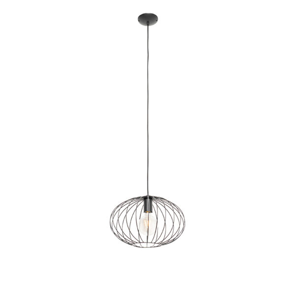 Industriële hanglamp zwart - Margarita - Afbeelding 2