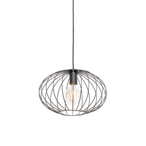 hanglampen hanglamp zwart Margarita Staal Zwart Een tijdloze in een design De kap is open afgewerkt wat er voor zorgt dat je prachtig lichteffect krijgt aan het