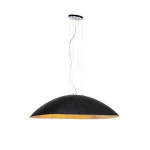 hanglampen hanglamp zwart met goud 115 cm Magna KunststofStaal Zwart Weer mooie toevoeging in de familie deze zwarte hanglamp. De lamp die er ook aan binnenkant